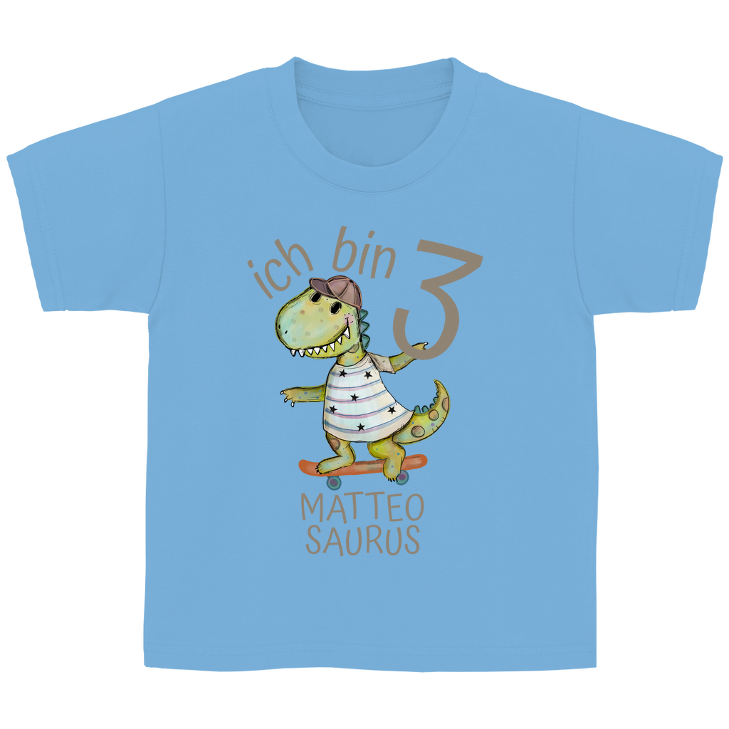 Das Dino-Abenteurer Geburtstagsshirt – Personalisiert mit Namen