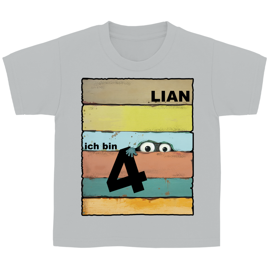 Geburtstagsshirt Kinder Personalisiert mit Namen & Alter – T-Shirt für Jungen & Mädchen
