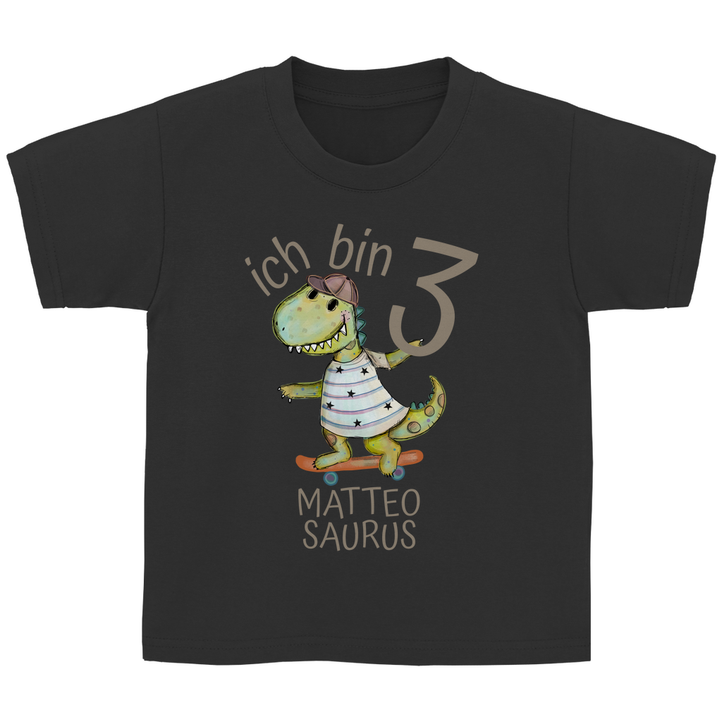 Das Dino-Abenteurer Geburtstagsshirt – Personalisiert mit Namen