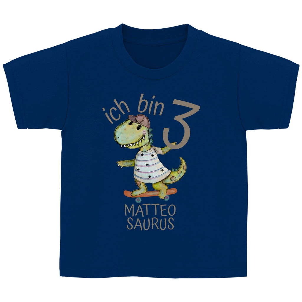Das Dino-Abenteurer Geburtstagsshirt – Personalisiert mit Namen