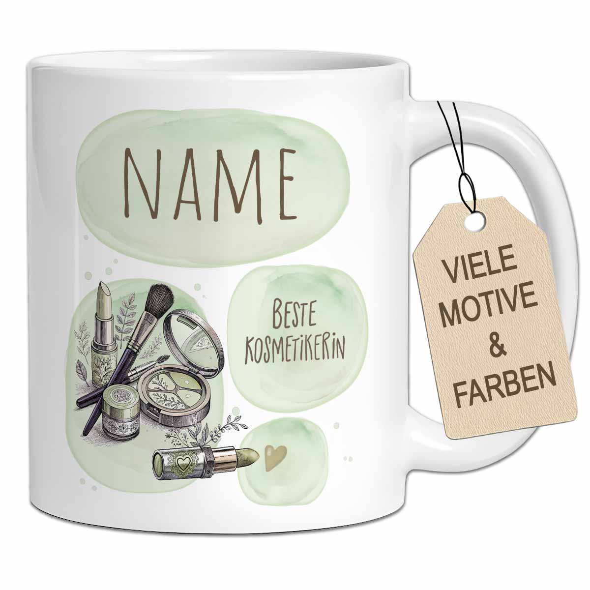 Die "Beste..." Tasse | Personalisiert für Friseurin, Kosmetikerin, Nageldesignerin