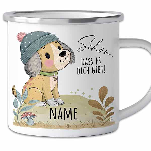 Der persönliche "Best Friend" Becher aus Emaille für Kinder