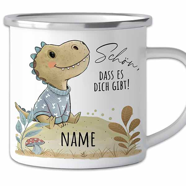 Der persönliche "Best Friend" Becher aus Emaille für Kinder