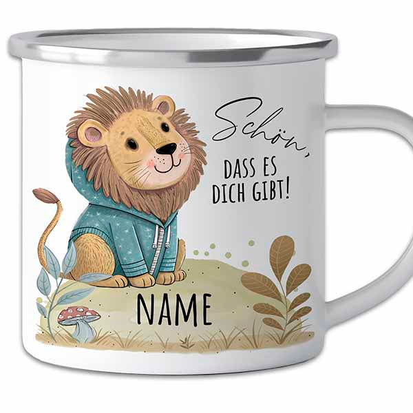 Der persönliche "Best Friend" Becher aus Emaille für Kinder
