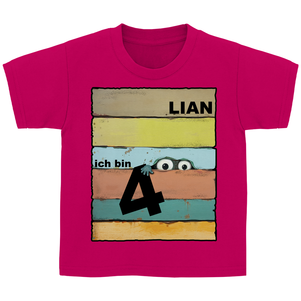 Geburtstagsshirt Kinder Personalisiert mit Namen & Alter – T-Shirt für Jungen & Mädchen