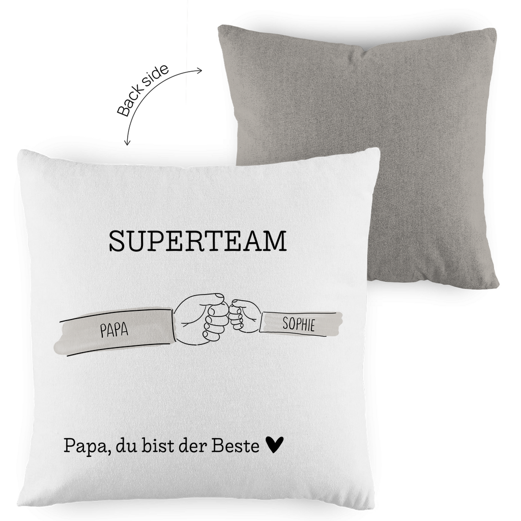 Personalisiertes Papa Kissen – Individuelles Geschenk für Vatertag, Weihnachten & Geburtstag | Handmade