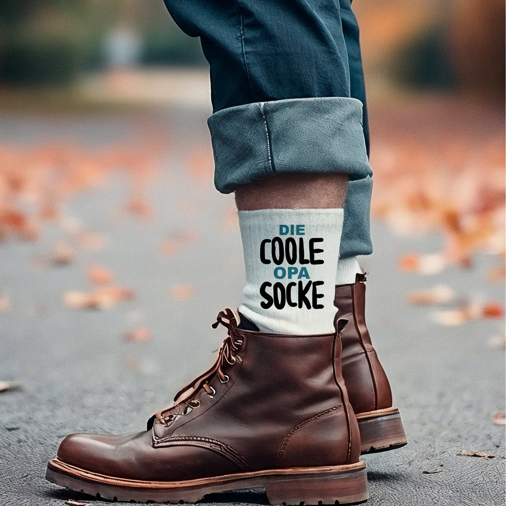 Lustige Socken als Geburtstagsgeschenk für den besten Opa der Welt.