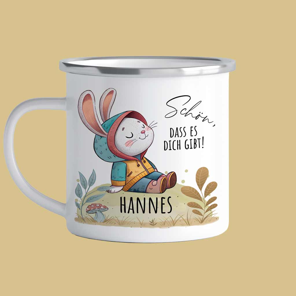 Der persönliche "Best Friend" Becher aus Emaille für Kinder