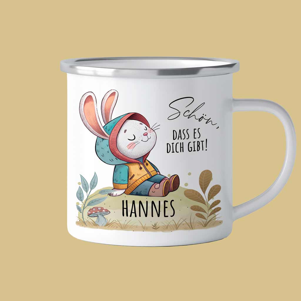 Der persönliche "Best Friend" Becher aus Emaille für Kinder
