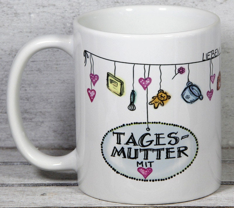 Tagesmutter Dankeschön Geschenk PERSONALISIERBARE Tasse