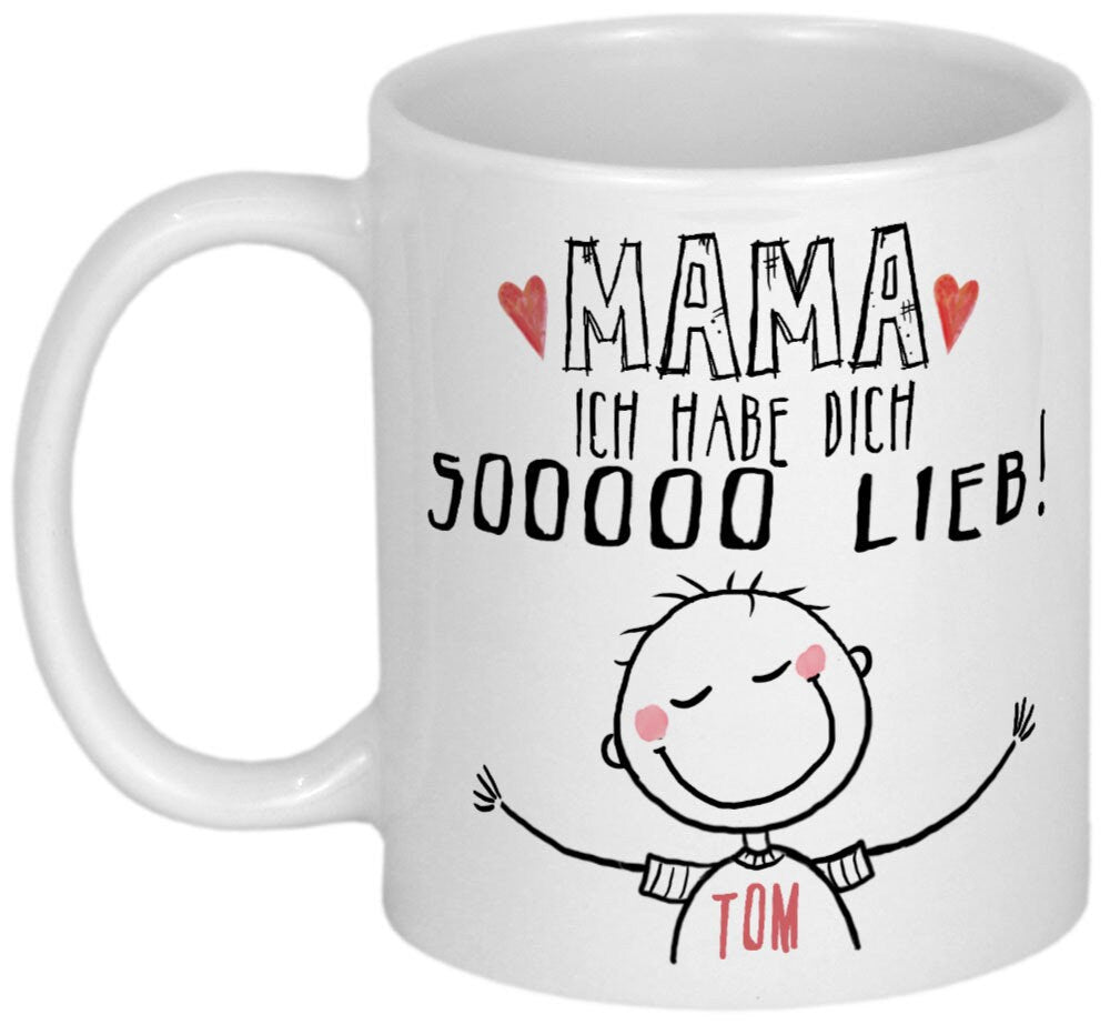 Mama Tasse personalisiert Muttertag Geburtstagsgeschenk Muttertagsgeschenk Mutter Tochter