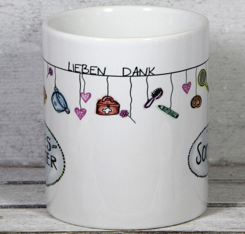 Tagesmutter Dankeschön Geschenk PERSONALISIERBARE Tasse