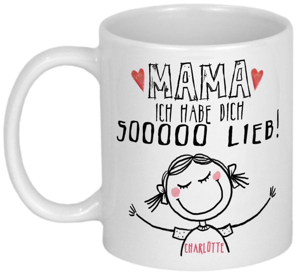 Mama Tasse personalisiert Muttertag Geburtstagsgeschenk Muttertagsgeschenk Mutter Tochter