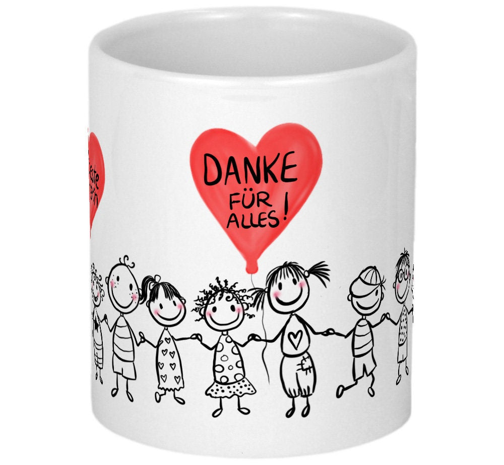 Erzieherin Kindergärtnerin Abschied Geschenk Tasse