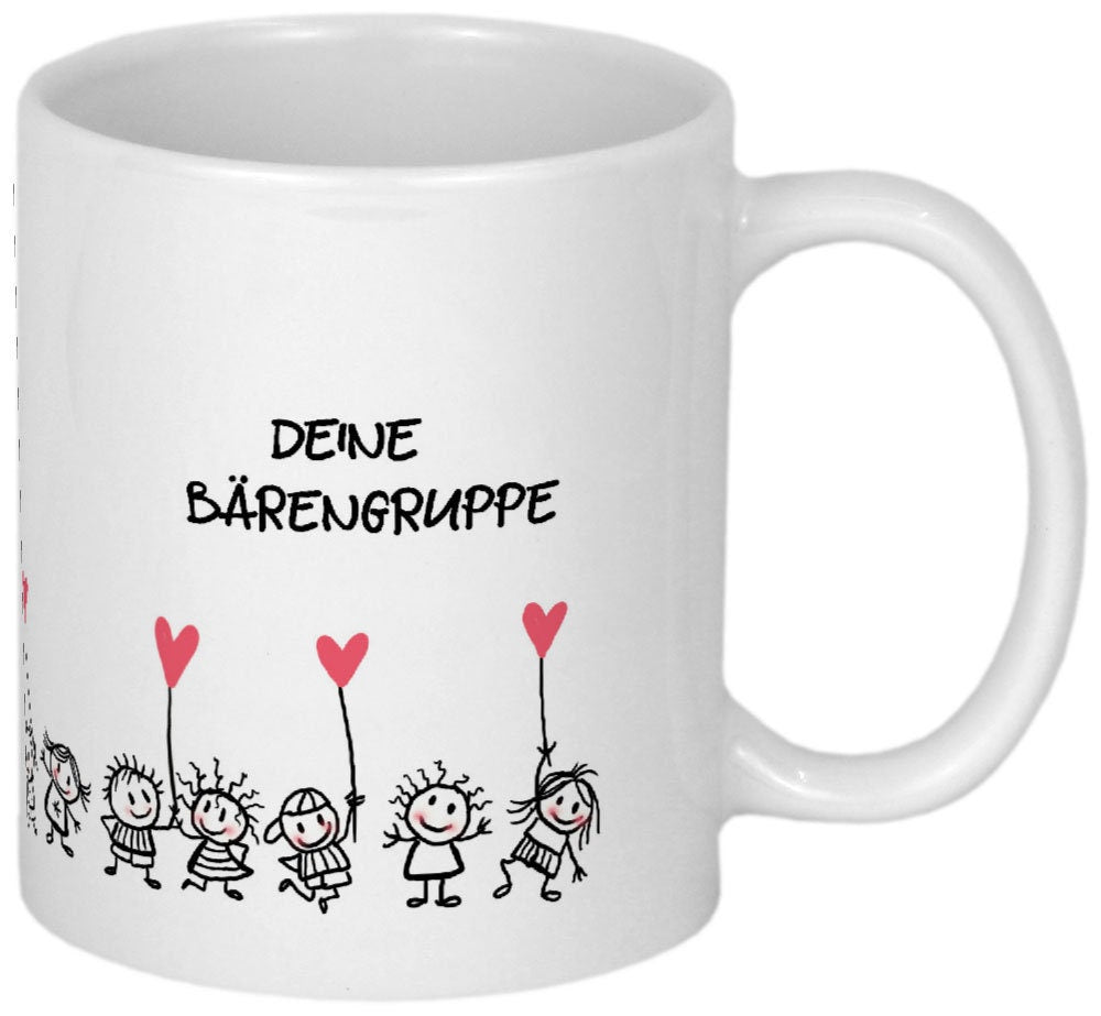 Abschiedsgeschenk Erzieherin Geschenk Tasse personalisiert mit Namen Spruch Geschenkidee Abschied Kindergarten Kita Erzieher