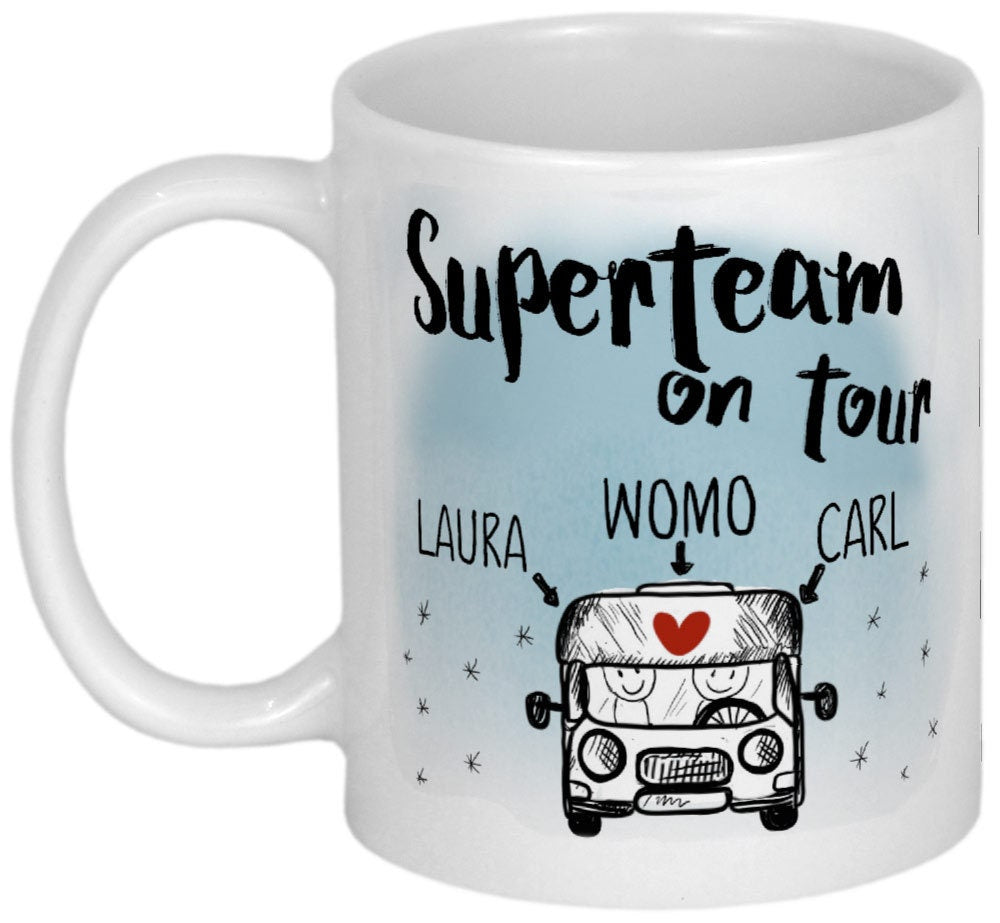 Personalisierte Camping Geschenke für Camper Tasse Emaillebecher Bierkrug Spardose Geburtstag Geschenkideen Wohnmobil Weihnachten