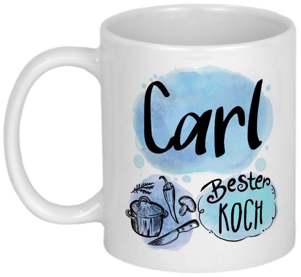 Dankeschön für Koch Geschenk Köchin Geschenkideen personalisierte Tasse mit Namen Danksagung Weihnachtsgeschenk Geburtstagsgeschenk