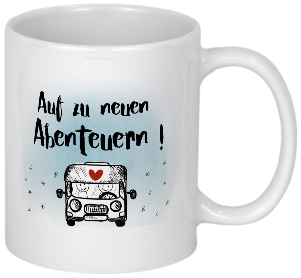 Personalisierte Camping Geschenke für Camper Tasse Emaillebecher Bierkrug Spardose Geburtstag Geschenkideen Wohnmobil Weihnachten