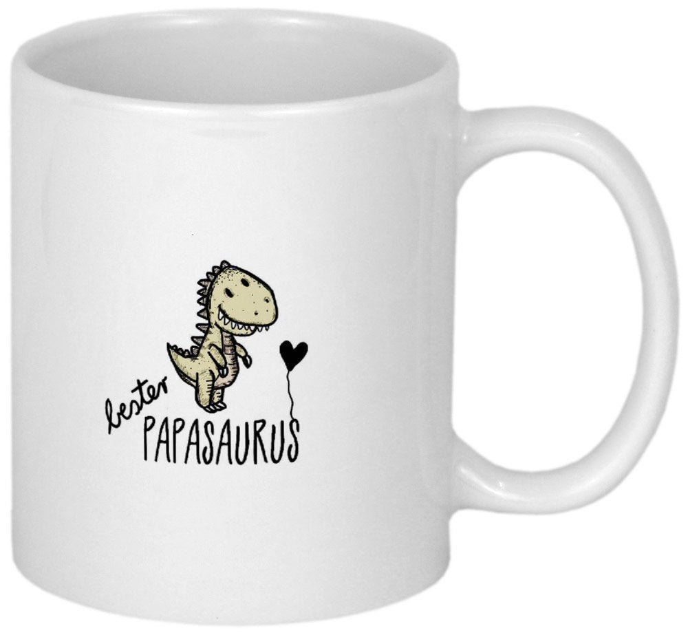 Geschenke für Papa Tasse mit Kindern Geburtstagsgeschenk Vater Weihnachtsgeschenk Geschenkidee Vatertagsgeschenke personalisiert PAPASAURUS®