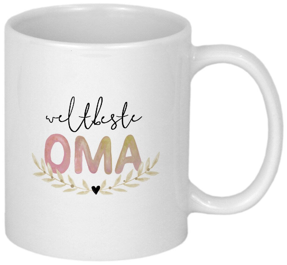 Oma Geschenk Opa Tasse mit Namen Emailletasse oder Keramiktasse personalisiert Geburtstag Großeltern Weihnachtsgeschenk Geburtstagsgeschenk