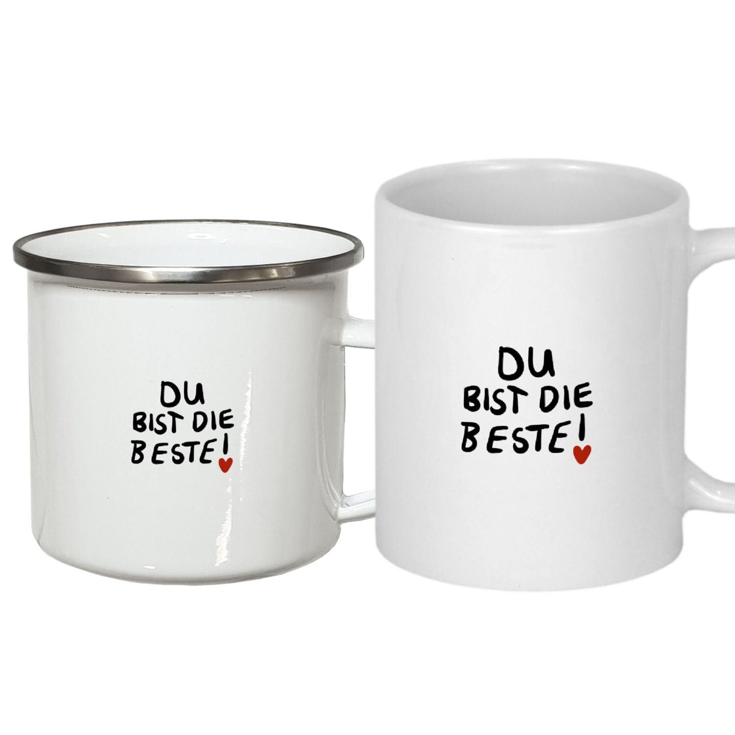Emaille Becher Superheldin Campingtasse Emailletasse Frauengeschenke Geschenke für Mama Tante Schwester Tasse mit Namen personalisiert