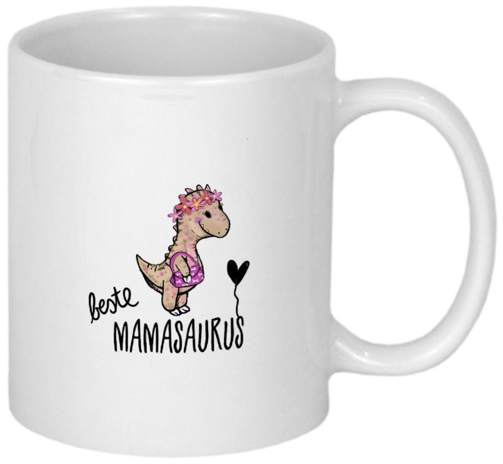 Geschenke für Mama Tasse & Kindern Geburtstagsgeschenk Mutter Weihnachtsgeschenk Geschenkideen Muttertagsgeschenke personalisiert MAMASAURUS