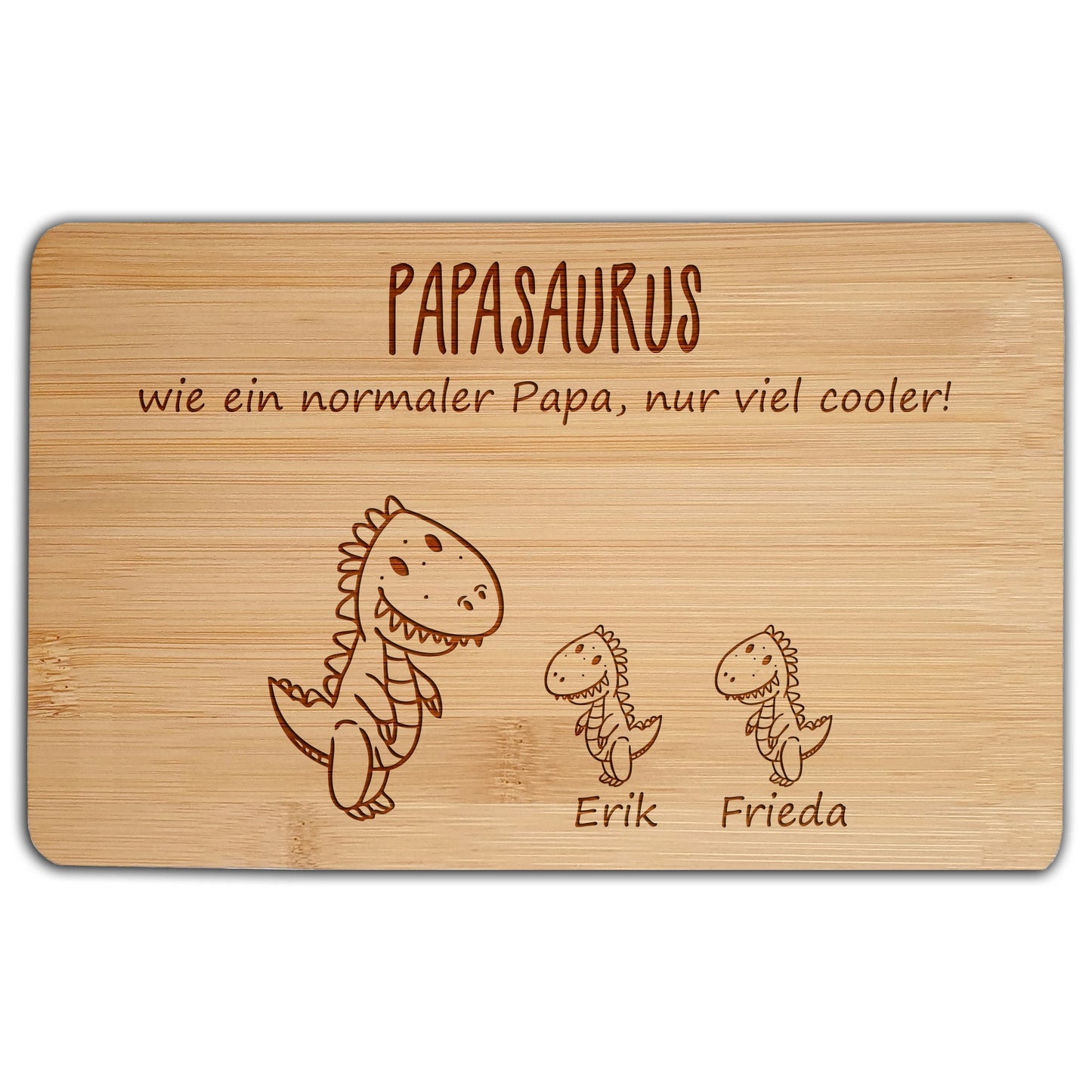Papa Geschenk Vater Frühstücksbrett personalisiert Holzbrett Vesperbrett Geburtstag Vatertag Weihnachtsgeschenk Geburtstagsgeschenk