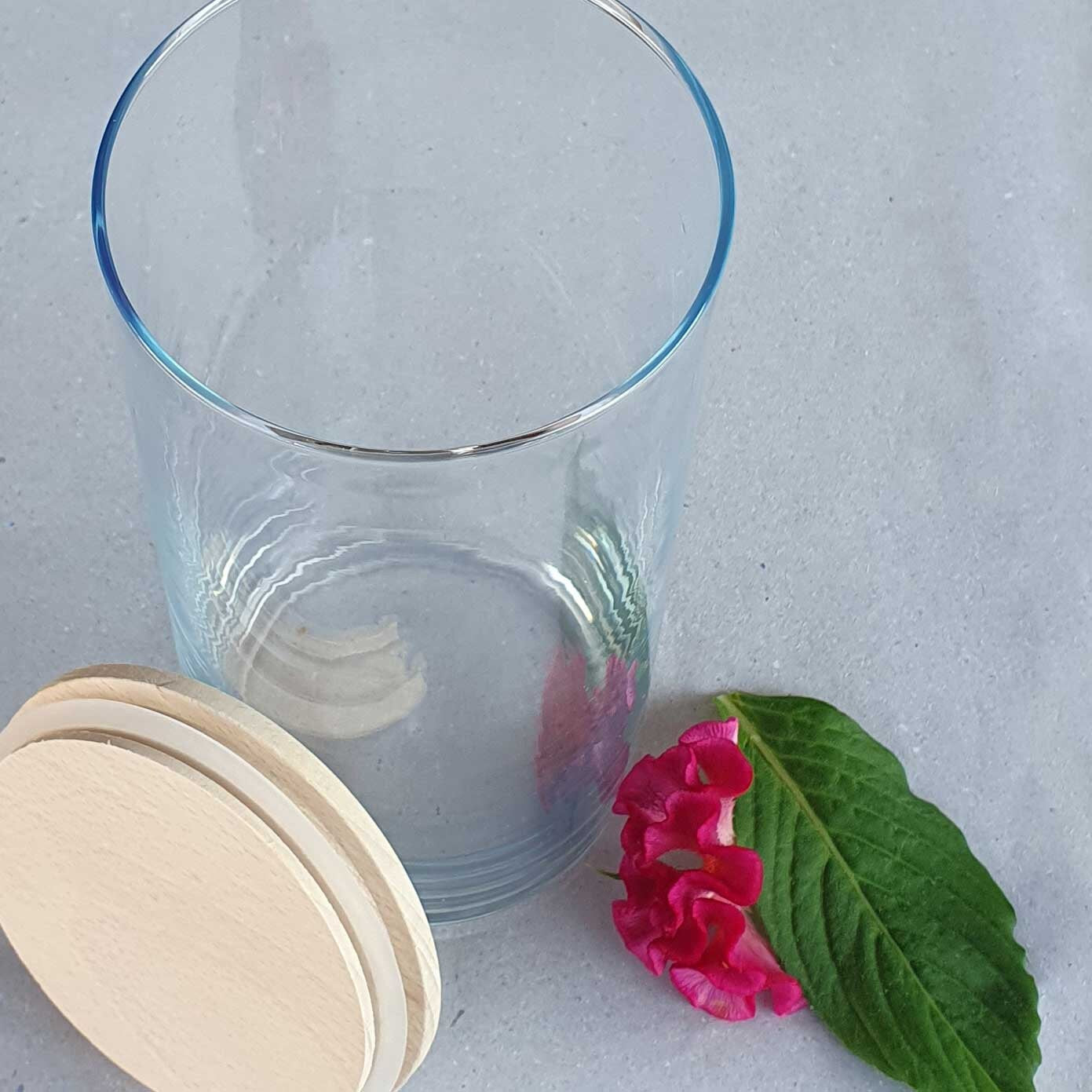 Dankeschön Geschenke XL Glasbehälter mit Holzdeckel lustige Anti Stress Geschenk Idee Danke Kleinigkeit Geburtstagsgeschenk personalisiert