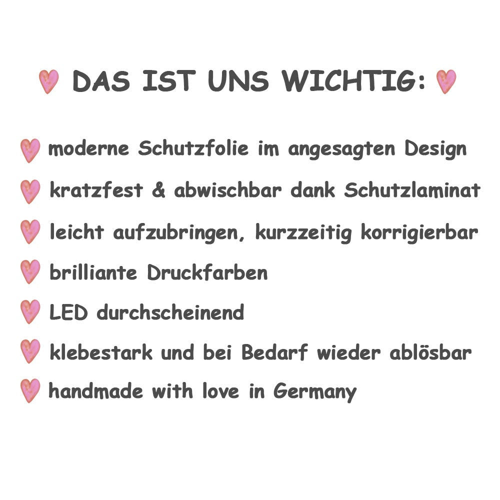 Für Toniebox Schutzfolie personalisierbar Regenbogen LED durchscheinend selbstklebende Tonie Folie Schutz WISCH- ABRIEBFEST Aufkleber Reh