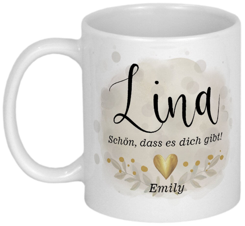 Geschenk Patentante fragen Tasse + Überraschungskarte personalisiert Taufpatin Geschenkidee von Patenkind | Tolle Ideen + originelle Karte