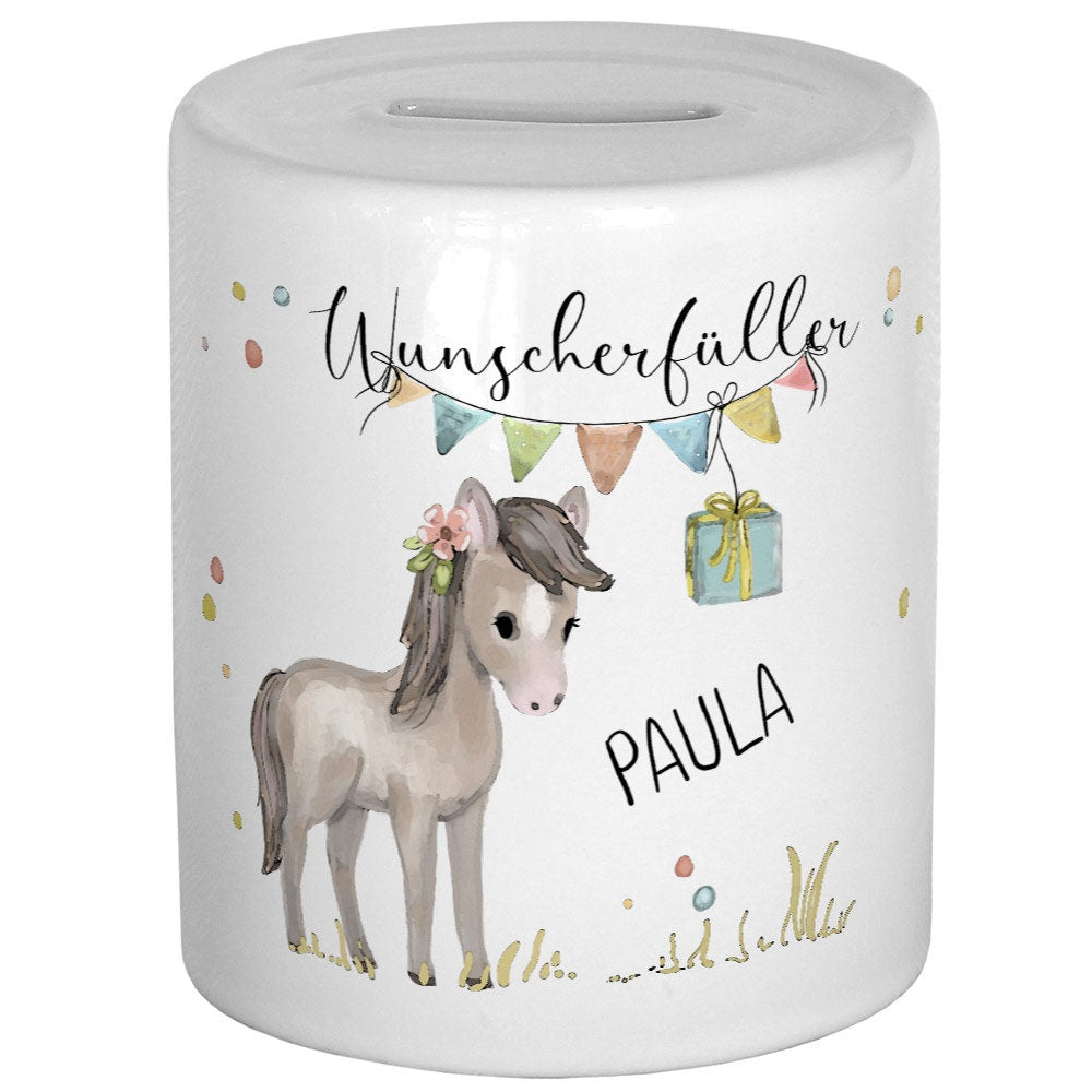 Spardose personalisiert, Spardose Kind, Spardose Baby, Taufe Geschenk Geburt, Wunscherfüller Geldgeschenk, Kinderspardose, Taufgeschenk
