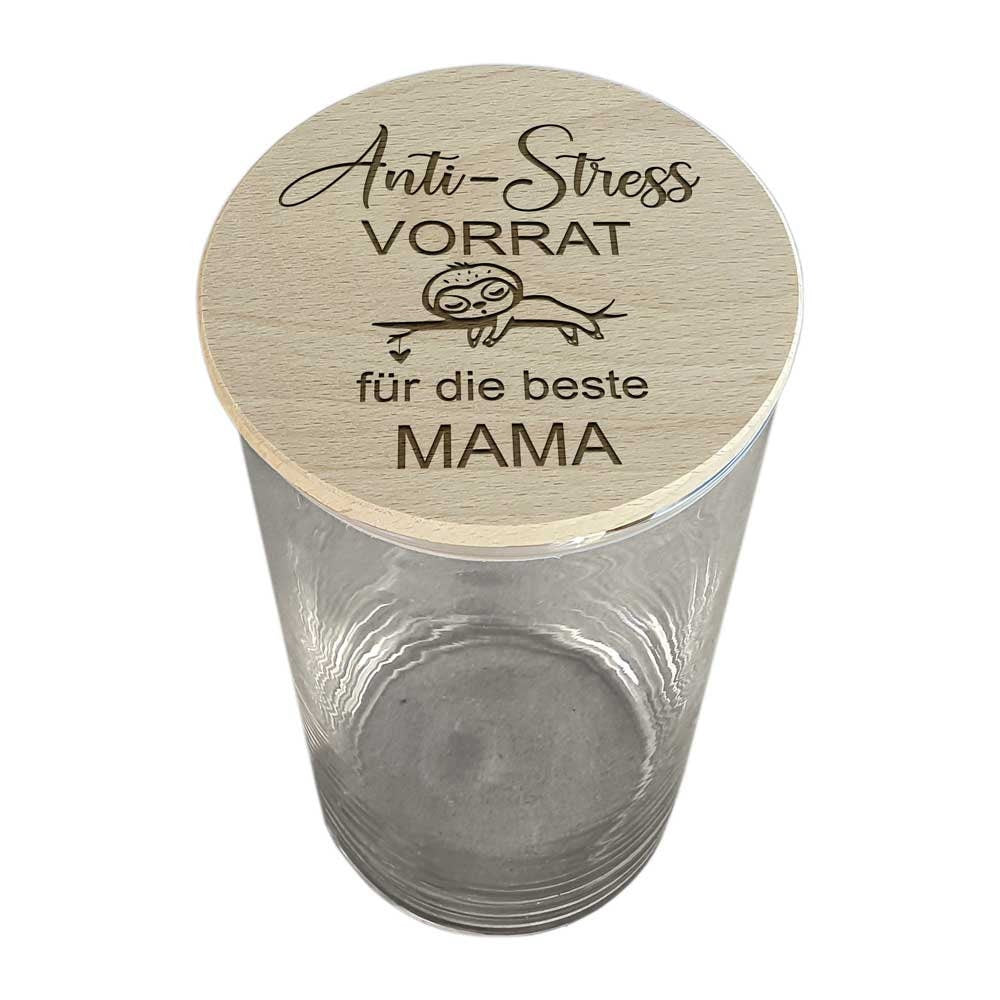 Mama Geschenk, Muttertag Geschenk, Muttertagsgeschenk, Vorratsdosen, Vorratsglas, Holz Geschenke, Geburtstagsgeschenk Mama, Anti Stress