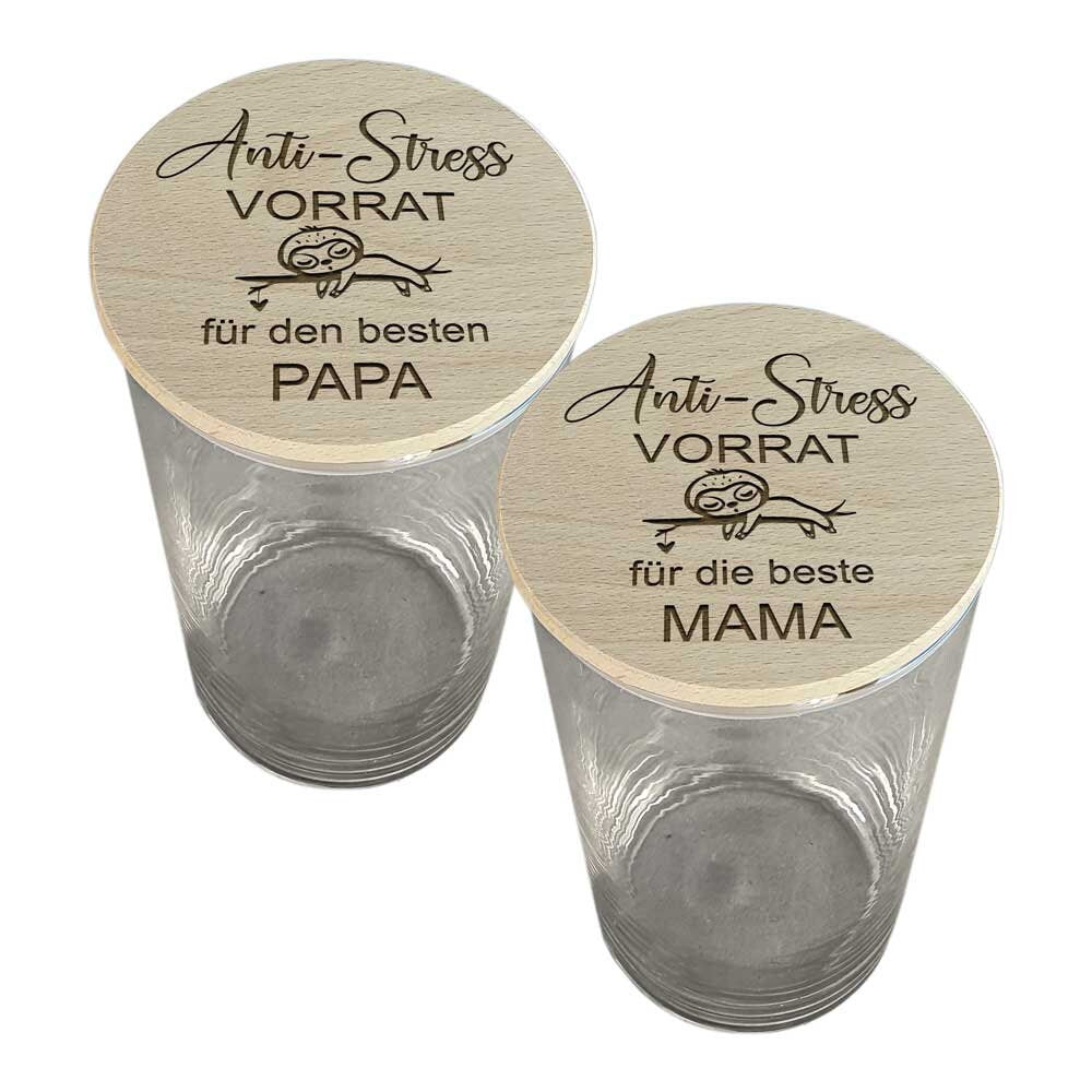 Mama Geschenk, Muttertag Geschenk, Muttertagsgeschenk, Vorratsdosen, Vorratsglas, Holz Geschenke, Geburtstagsgeschenk Mama, Anti Stress