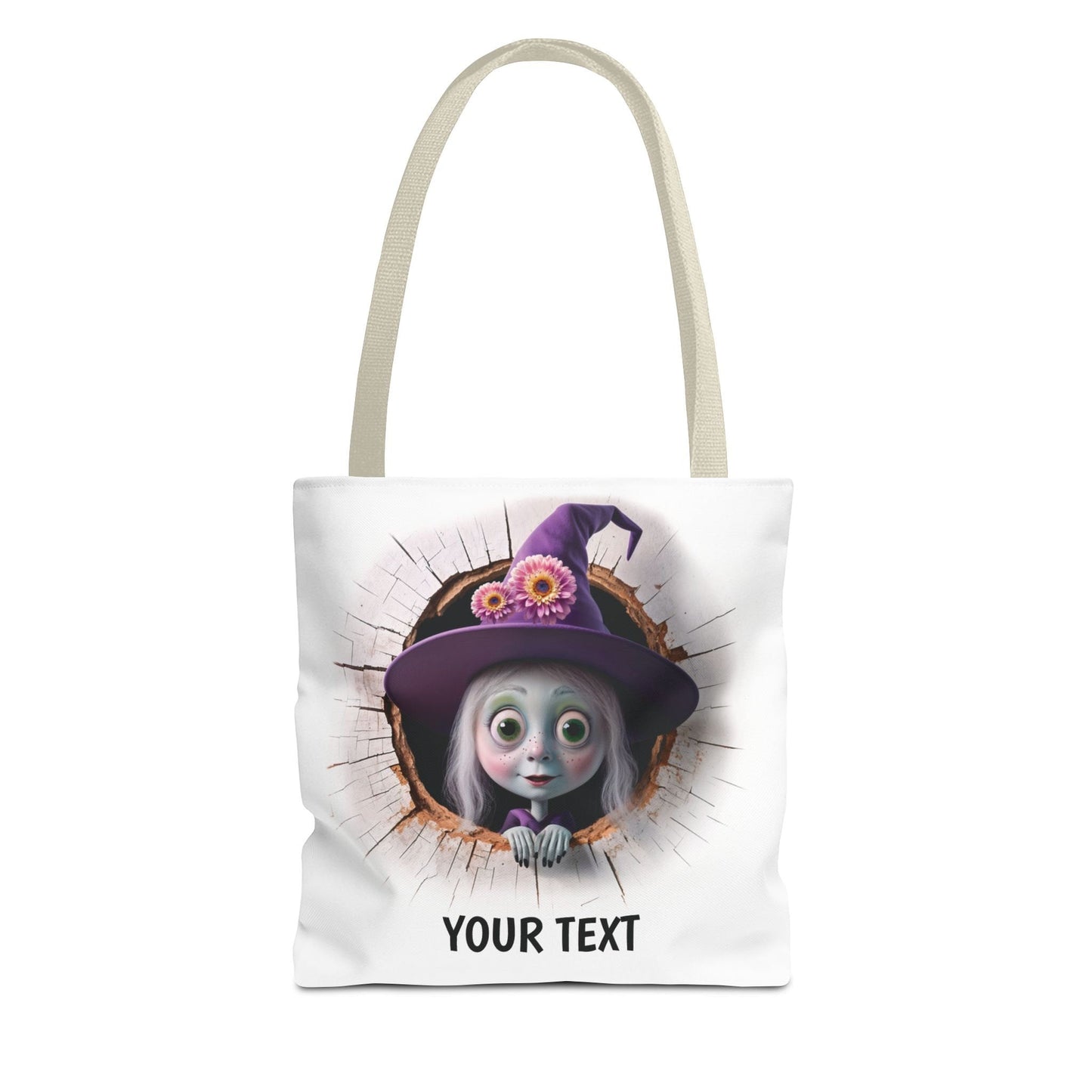 Stofftasche, personalisierte Tasche, Stoffbeutel als Geburtstags- und Weihnachtsgeschenk zu Weihnachten, Halloween, Geburtstag Fasching Hexe