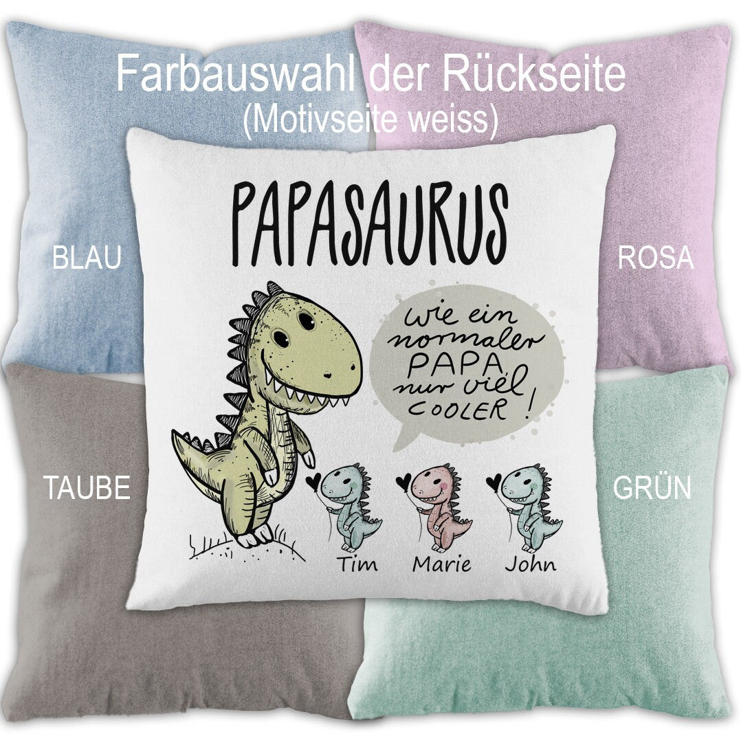 Personalisiertes Mama Geschenk – lustiger Kissenbezug mit Füllung, Geburtstagsgeschenk, Weihnachtsgeschenk, Muttertagsgeschenk, Mamasaurus