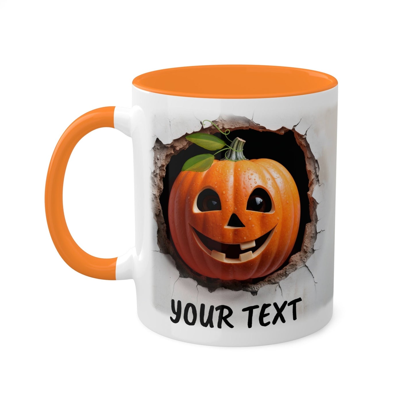 Kürbistasse für Kinder und Erwachsene – Frohes Halloween, Gruseliges Kidshalloween, Personalisierte Tasse