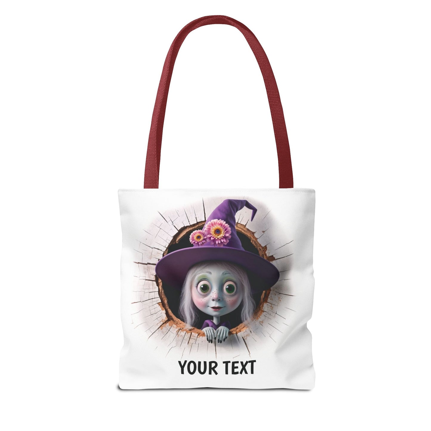 Stofftasche, personalisierte Tasche, Stoffbeutel als Geburtstags- und Weihnachtsgeschenk zu Weihnachten, Halloween, Geburtstag Fasching Hexe