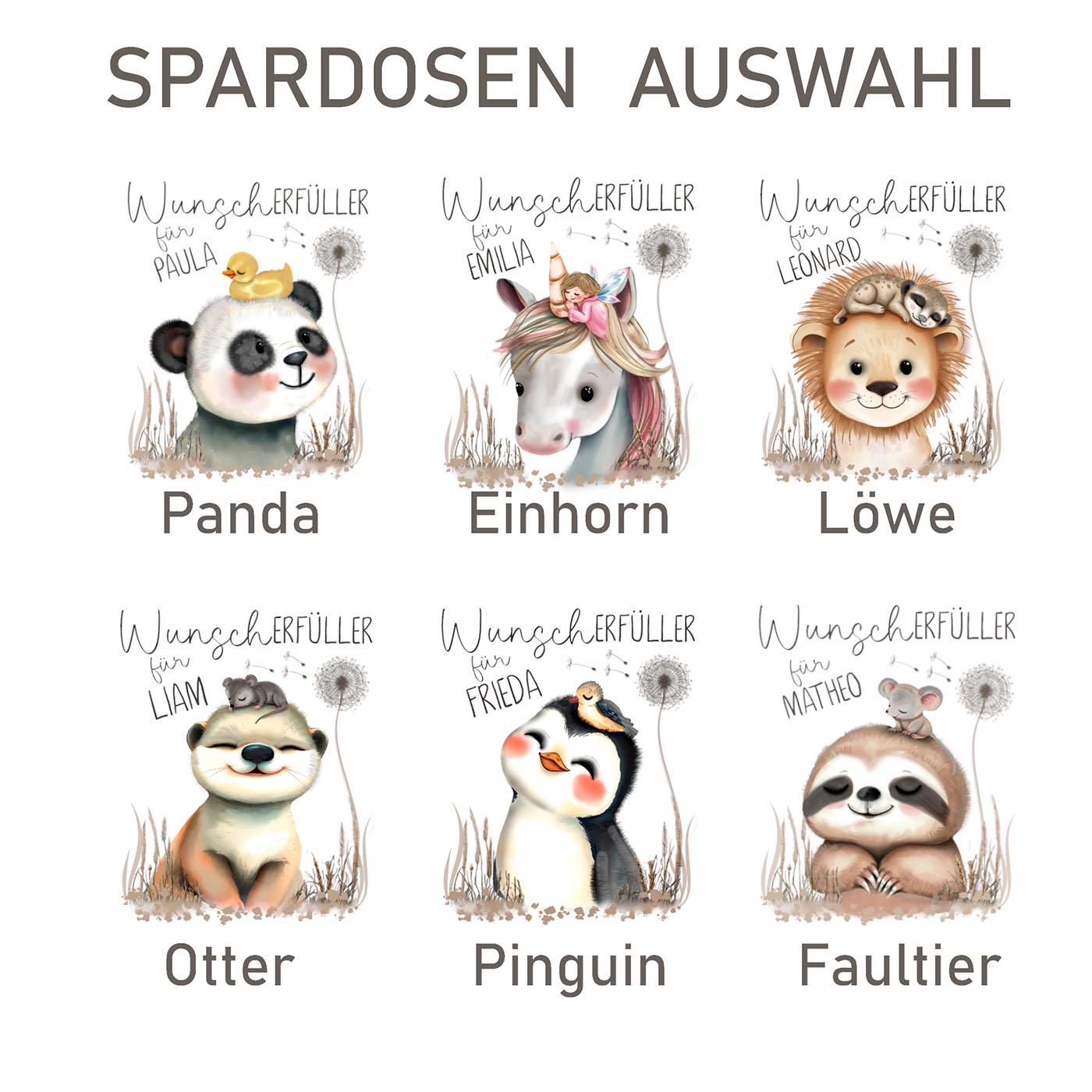 Personalisierte Spardose mit Namen, Geldgeschenk verpacken, Kinderspardose für Kinder, Geburtstag, Taufe, Geburt, Weihnachten, Geld Geschenk