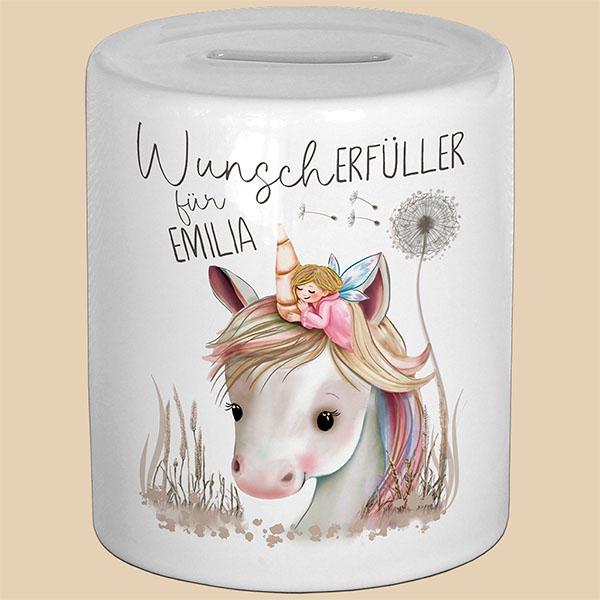 Personalisierte Spardose mit Namen, Geldgeschenk verpacken, Kinderspardose für Kinder, Geburtstag, Taufe, Geburt, Weihnachten, Geld Geschenk