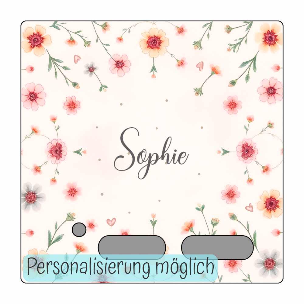Personalisierte Schutzfolie für die Toniebox - Zubehör, Tonie Folie als Geburtstagsgeschenk, Weihnachtsgeschenk, Kindergeschenk, Blumen