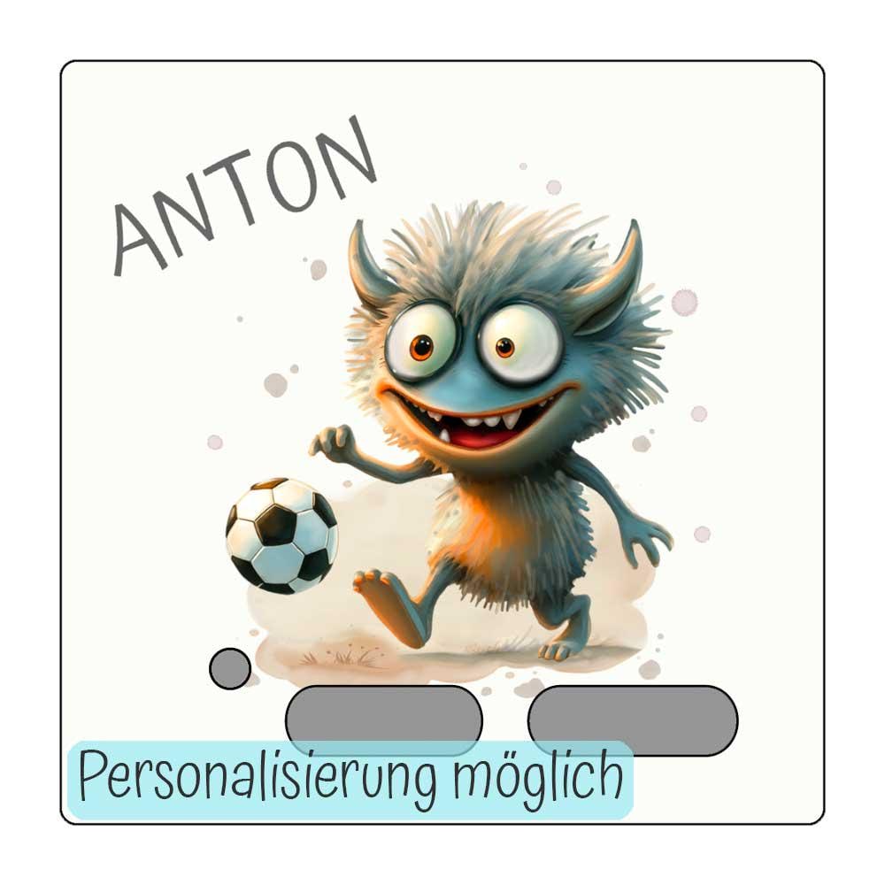Personalisierte Toniebox Schutzfolie mit Monster Design – Individuelles Geschenk für Geburtstag, Weihnachten & Ostern | Schutz vor Kratzern