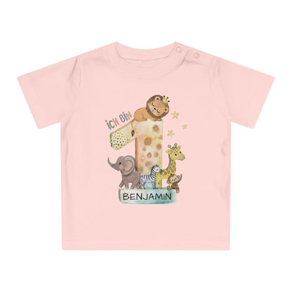 Das personalisierte Safari Geburtstags-Shirt | 100% Baumwolle