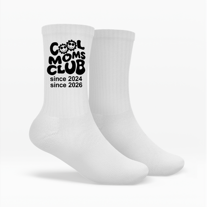 Personalisierte "Cool Moms Club" Statement-Socken
