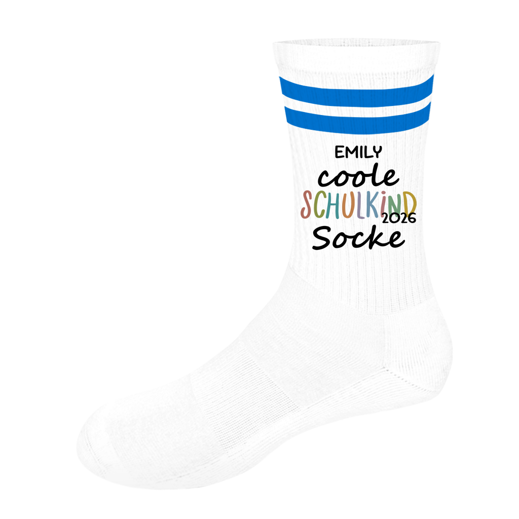 Socken mit Streifen ecs