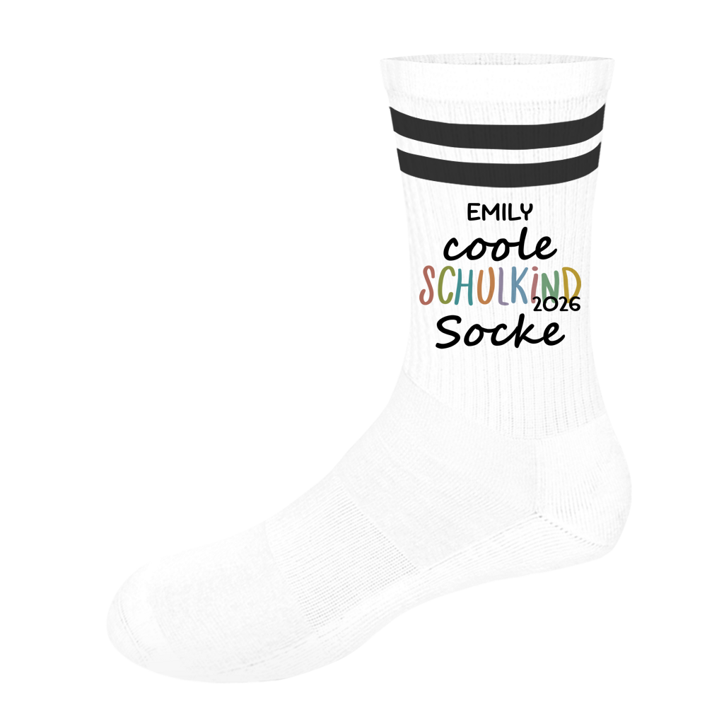 Socken mit Streifen ecs