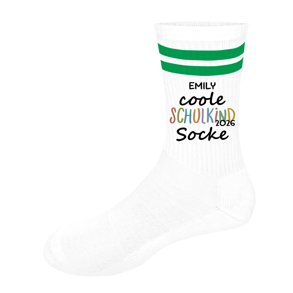 Socken mit Streifen ecs