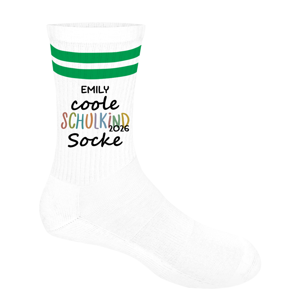 Socken mit Streifen ecs