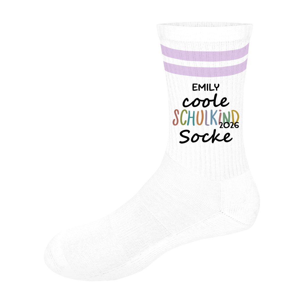 Socken mit Streifen ecs