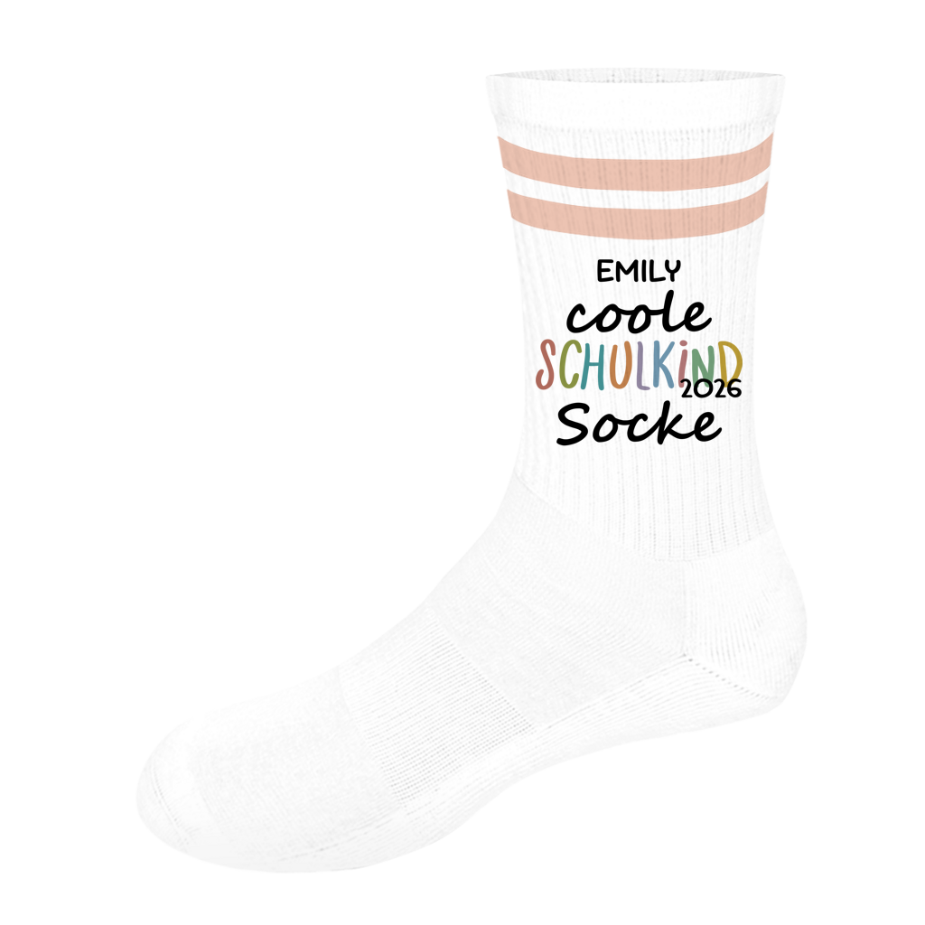 Socken mit Streifen ecs