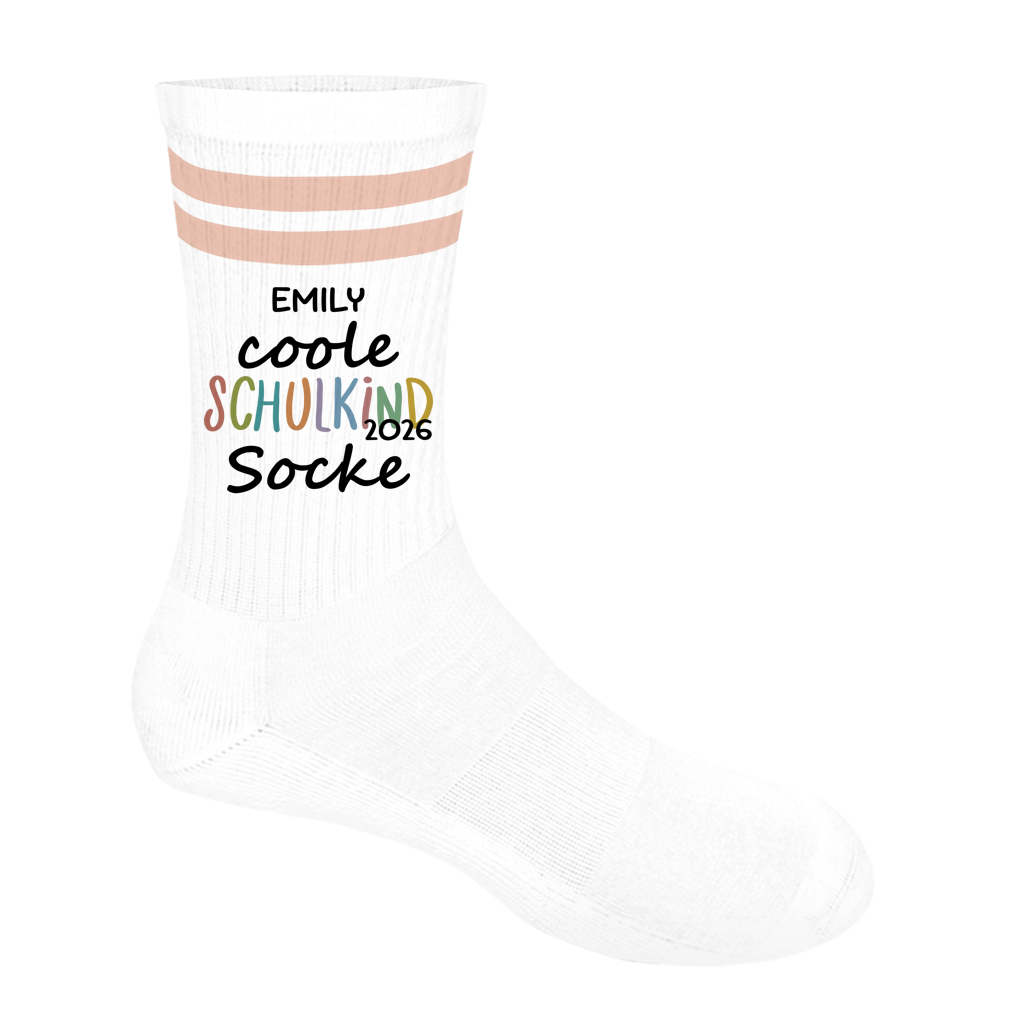 Socken mit Streifen ecs